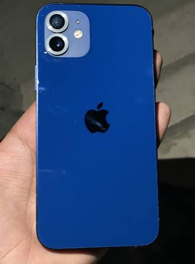 Iphone 12 blue colour jv 10/10