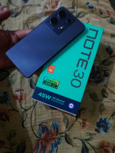 Infinix note 30 16gb ram 256gb meory with box
