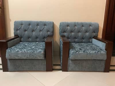 Solid Sofa set 4,1,1