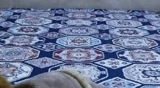 Turkish carpet. . slightly used . . condition like new. .