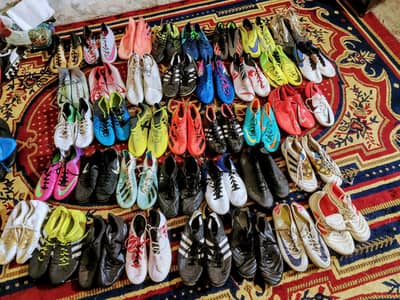 Nike And Adidas football shoes