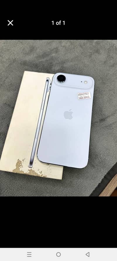 Iphone 17 air sim lock Jb 256GB 100% active 195K