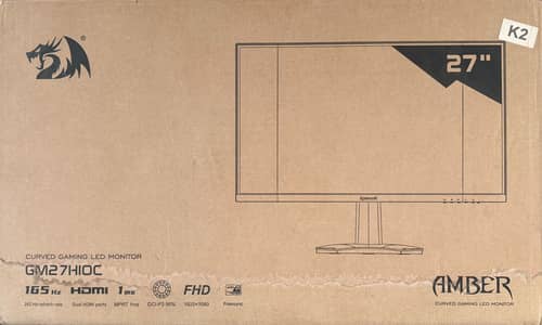 Redragon GM27H10C 27” Curved Gaming Monitor – 165Hz