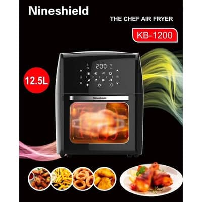 NINESHIELD AIR FRYER BIG SIZE 12.5 LITRE MULTIFUNCTION OVEN JAPAN MADE
