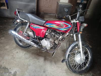 Honda 125 biometric file on the spot neat clean for sale in Lahore