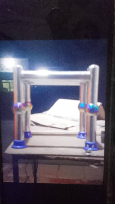 stainless steel stool with good finishing