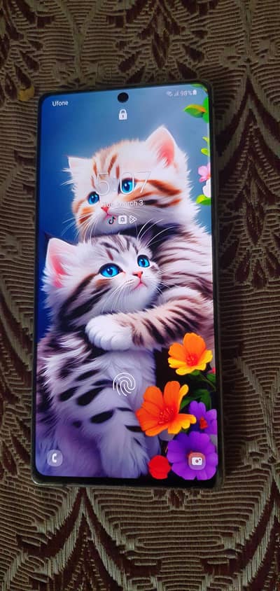 Samsung galaxy  Note 20 5g  8ram256gb 10by10  pti regishter