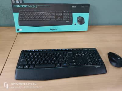 Logitech keyboard and mouse wireless MK345