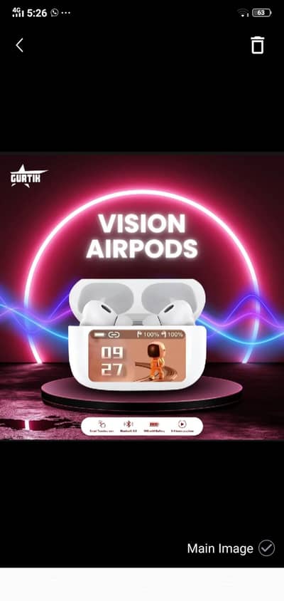 Airport A9 Pro ANC/ENC Touch  Control Bass Boosted