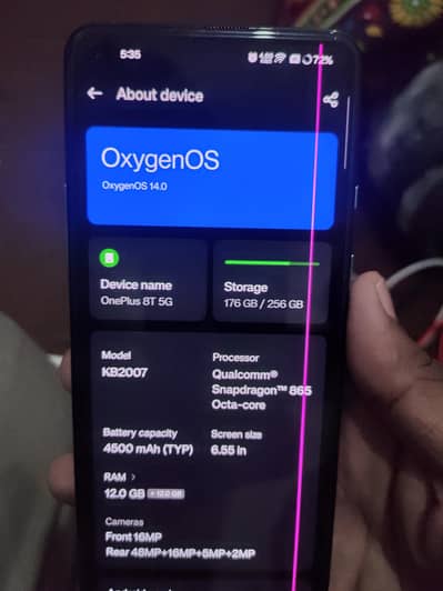 ONE PLUS 8T 12/256GB SIM LOCK