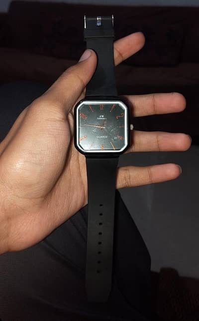 black Quartz New watch