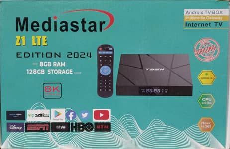 Mediastar T95H Android Box  with LCD TV