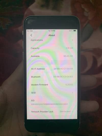 iPhone SE 3GENERATION 128gb Jv non pta