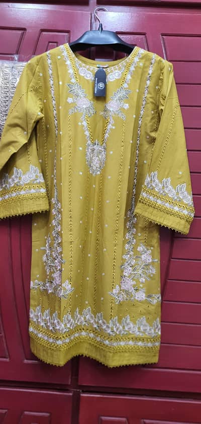 Brand New Tagged Chickenkari Embroidered laced Dress