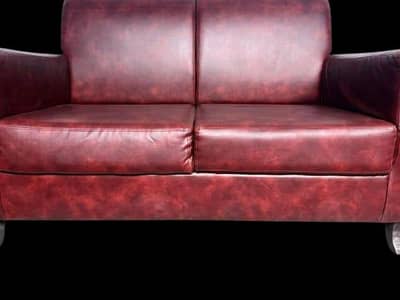 Luxury 2-Seater Leather Sofa – Elegant Comfort Edition