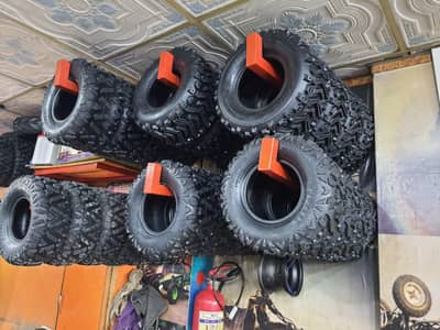 Brand New Atv quad 4 wheels tyre delivery all Pakistan