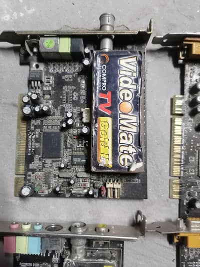 PCi Creative 5.1  SOUND blaster cards and TV cards. . .