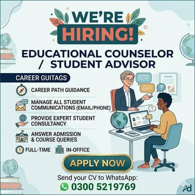 EFemale Educational Counselor / Overseas Education Consultant