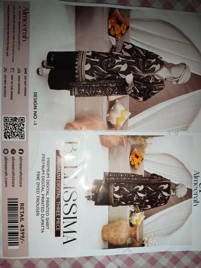 3pcs Unstitched suit