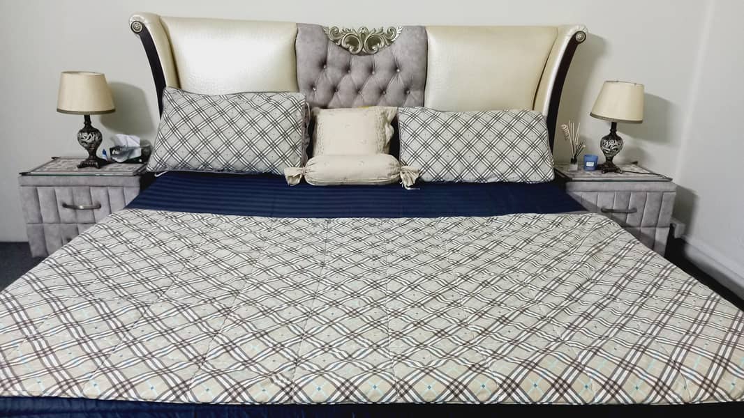 bed with side tables 1