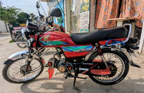 2018 model CD 70 bike Condition good