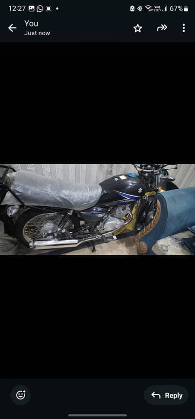 Suzuki 150se brand new zero meter