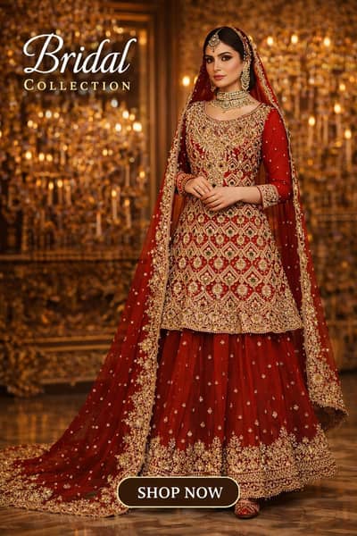 Barat Special Bridal Lehenga – Fully Hand Embroidered
