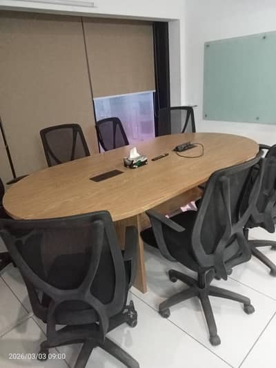 conference table with chairs