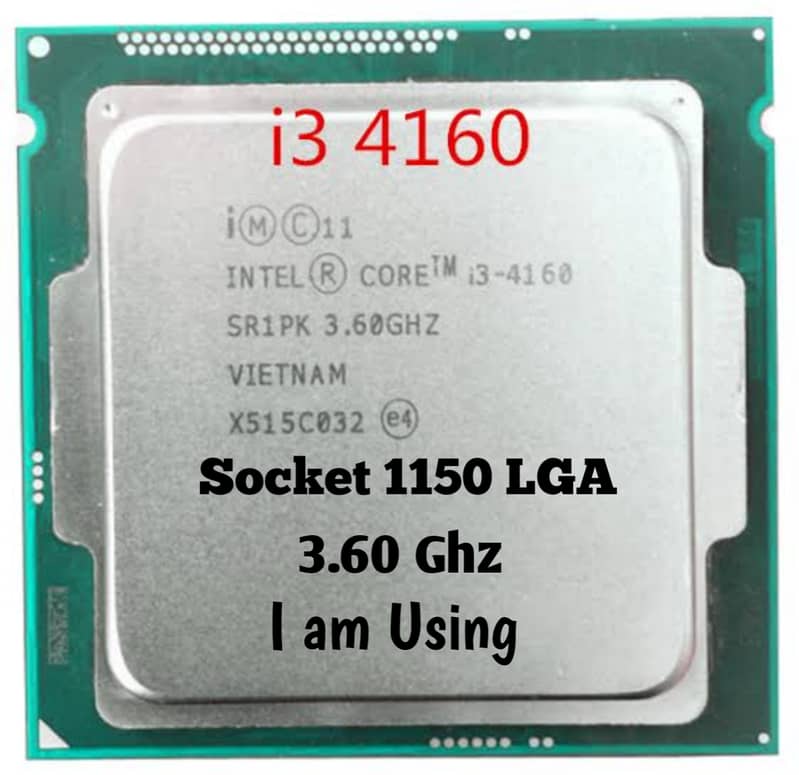 4th Gen Core i3 Processor 4160 0