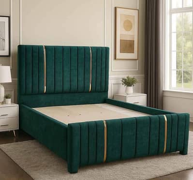 wooden brended fancy king size bed