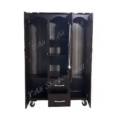 D9 Wooden Oval Mirror Door Cupboard ( Wardrobe almari cabinet safe