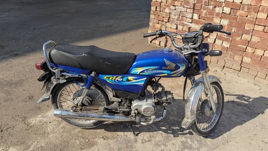 honda cd 70 used condition urgent sale