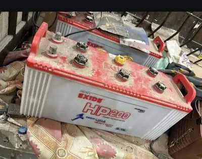 exide 200 ampere battery truck battery used for ups and solar