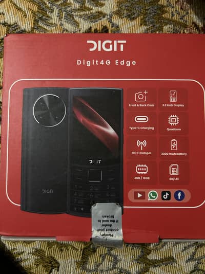 PTA Approved Jazz Digit 4G Edge | Touch + Buttons |