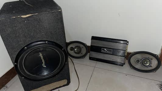 Kenwood speakers with woofer