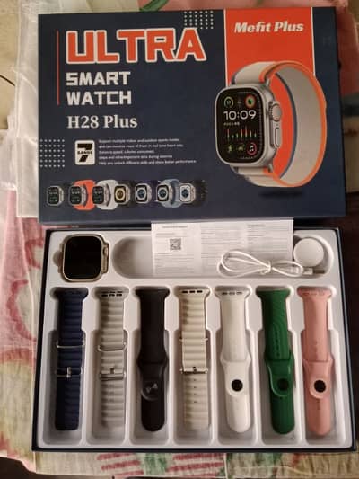 Ultra 2 Smart watch 7 straps WhatsApp Facebook Calling (0328-6498423)