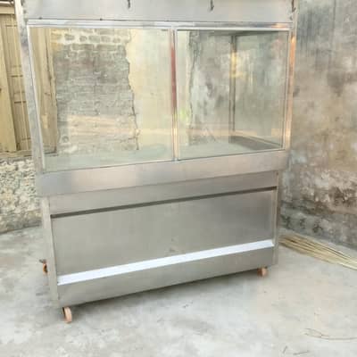 Burger Counter with Hot Plate – Good Condition