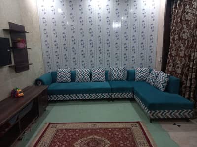 L shaped and 5 seater sofa set