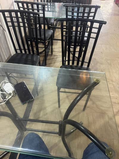 Dining Table | Glass Dinnig | 4 seater Dining | Dining For Sale