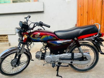 Honda CD 70 cc for sale Whatsapp Number 0322/3582/457