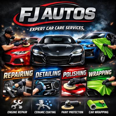 Complete Car Care Services Repair Detailing Polishing | FJ Autos