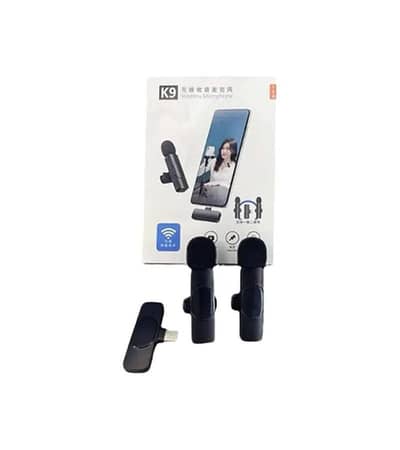 Wireless MIC Type C/USB/AUX 3.5mm Mic K9 Wireless