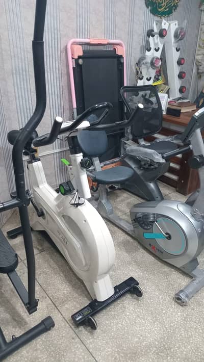 treadmill bike spin bike elliptical trainer cross trainer machine