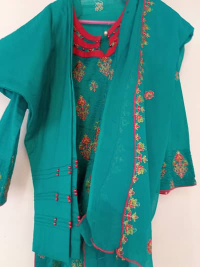 one time used 3pc dress