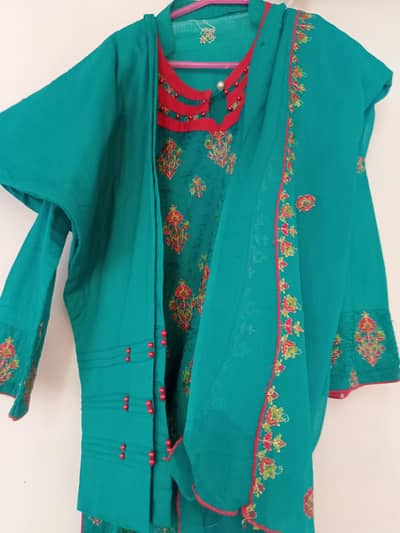 one time used 3pc dress