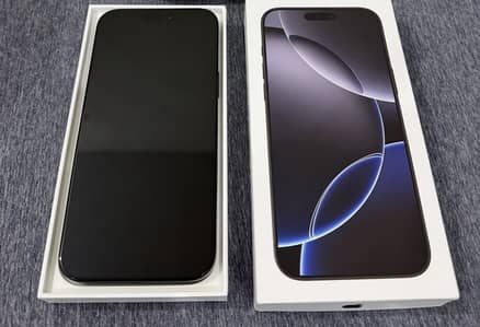 iPhone 16 PM, 256GB, Factory Unlocked, Bought by Texas-US Apple Store