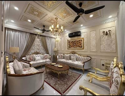 10 Marla Brand new first entry full furnished house for rent in Bahia Town lahore 0300 4561276