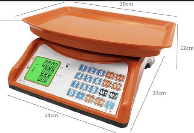 Rechargeable 10kg 2g weighing scale, price computing scale, bakery scale, shop scale, wazan kanta, wazan thrazo, vegetable scale, fruit scale, packing scale, weight machine, weight checking scale, accurate scale, 10kg scale, chargeable kitchen sacle.