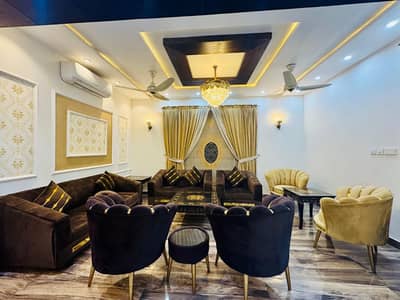 10 Marla Brand new first entry full furnished house for rent in Bahia Town lahore 0300 4561276