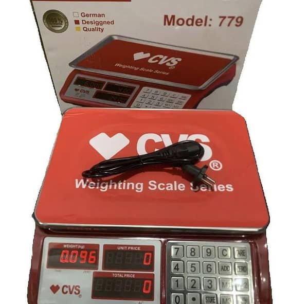 High Quality Steel Pad 40 KG Imported Digital Electronic Computing Price Scale Weight Machine Fruits Vegitables Kitchen Items Meat Chicken